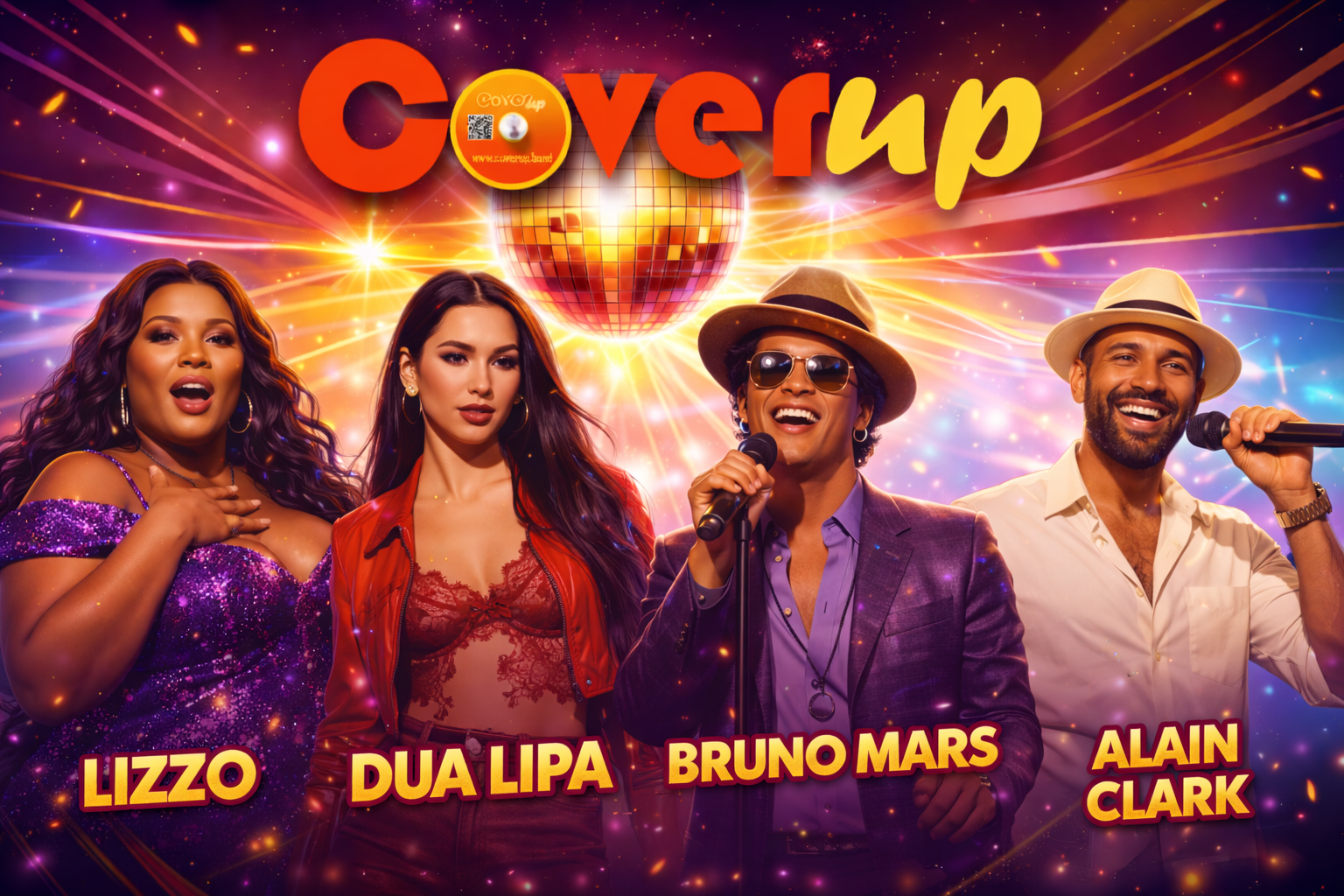 Lizzo, Dua Lipa, Bruno Mars, Alain Clark